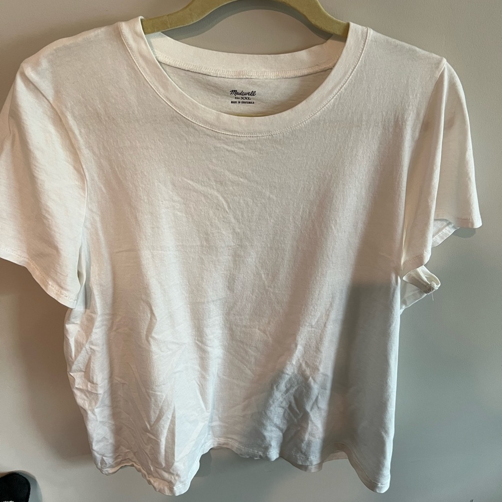 Madewell white tee